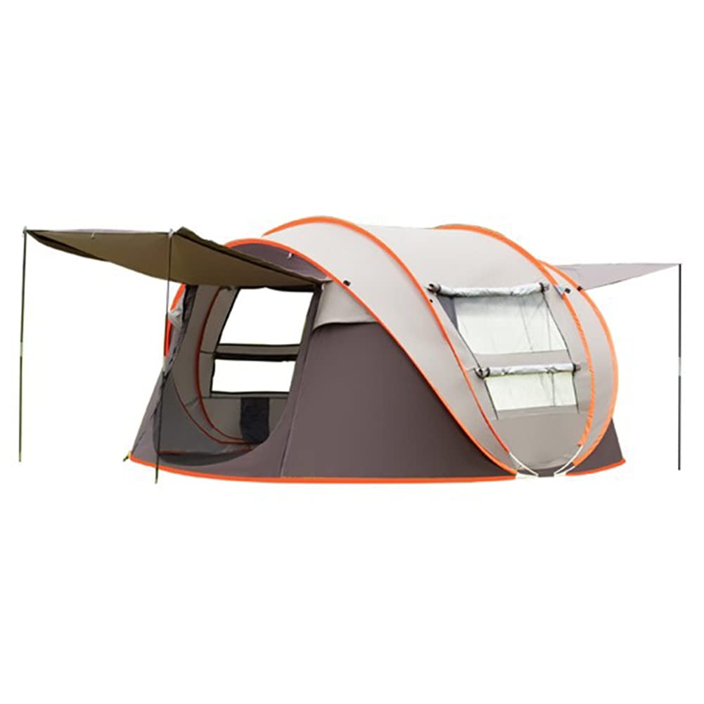Instant Family Camping Tent – 2-Second Pop-Up Shelter with Dual Doors & Mesh Windows (3–8 Person)