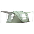 Instant Family Camping Tent – 2-Second Pop-Up Shelter with Dual Doors & Mesh Windows (3–8 Person)