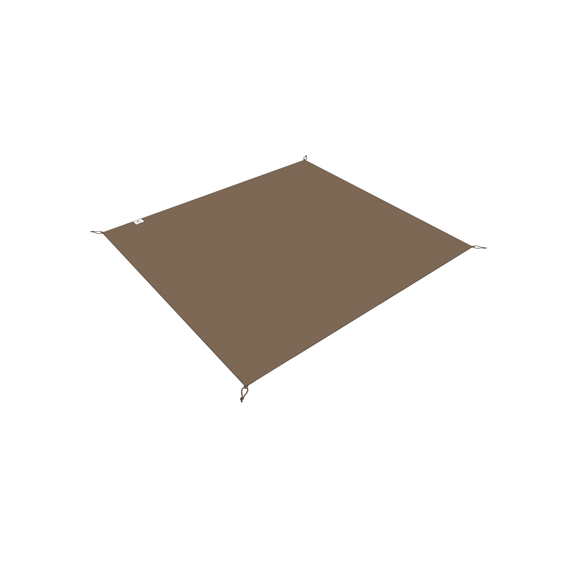 Waterproof Tent Footprint – PU3000 Wear-Resistant Groundsheet Floor Mat for Camping Shelters