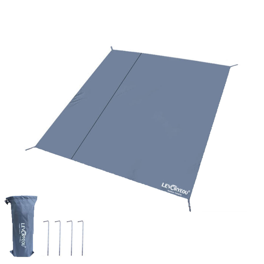 210D Oxford Tent Footprint – Ultralight Waterproof Ground Sheet with Stakes for Camping & Outdoor Use