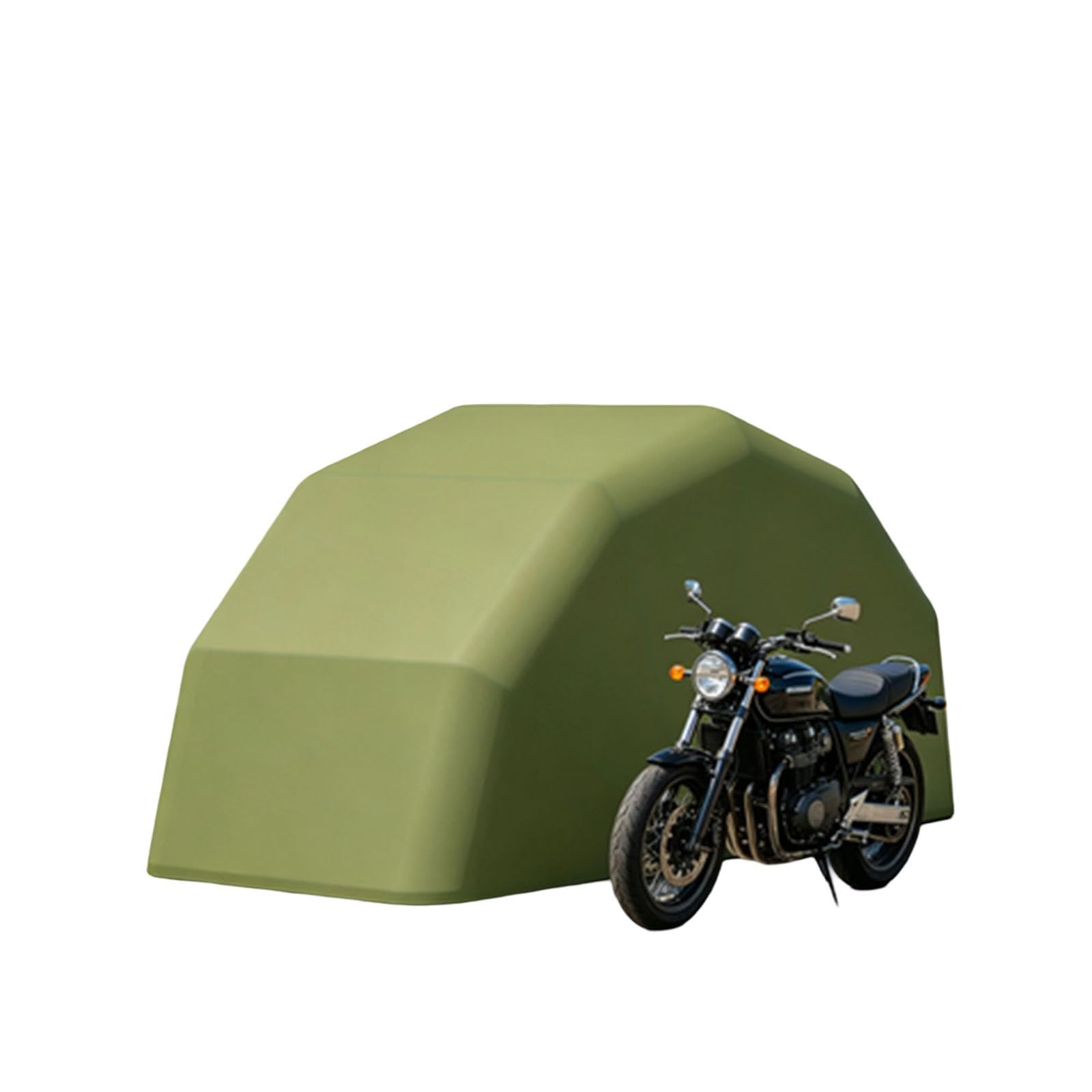 Automatic Motorcycle Storage Shelter – Heavy-Duty Garage Tent with Galvanized Steel Frame & 600D Oxford Cover