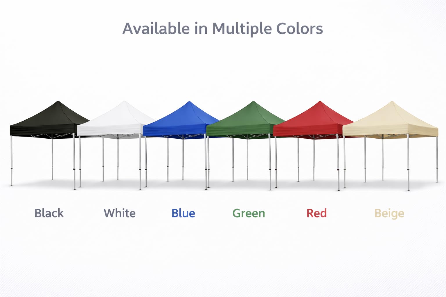 Heavy-Duty Pop-Up Canopy Tent – Waterproof UV-Resistant Shelter, 10×10 FT & 10×20 FT