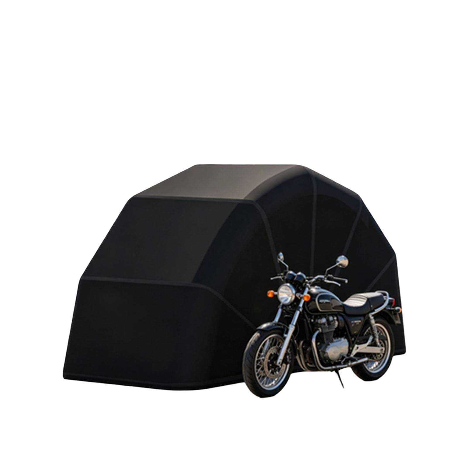 Automatic Motorcycle Storage Shelter – Heavy-Duty Garage Tent with Galvanized Steel Frame & 600D Oxford Cover
