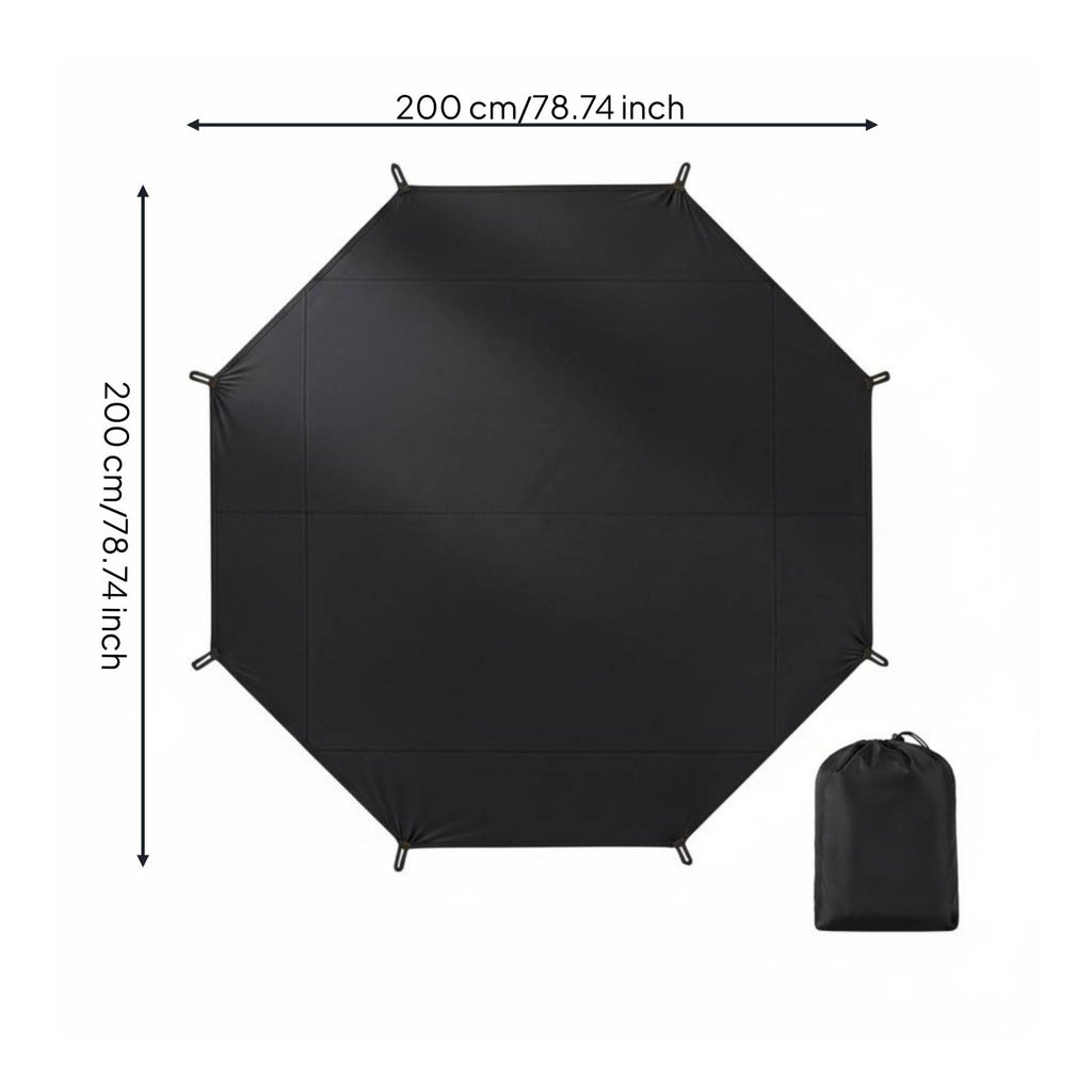 Pyramid Tent Footprint – Waterproof Heavy-Duty Oxford Ground Sheet for Camping & Hiking