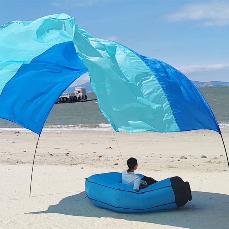Pop-Up Beach Tent Canopy – Portable UPF 50+ Sun Shelter for Fishing, Hiking & Camping