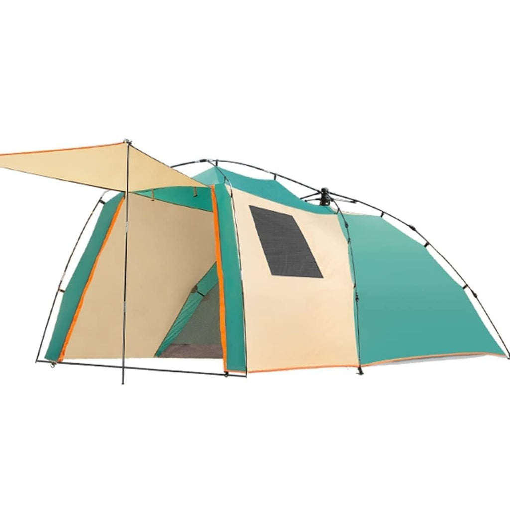 3–4 Person Waterproof Camping Tent with Mesh Ventilation & Canopy Shelter
