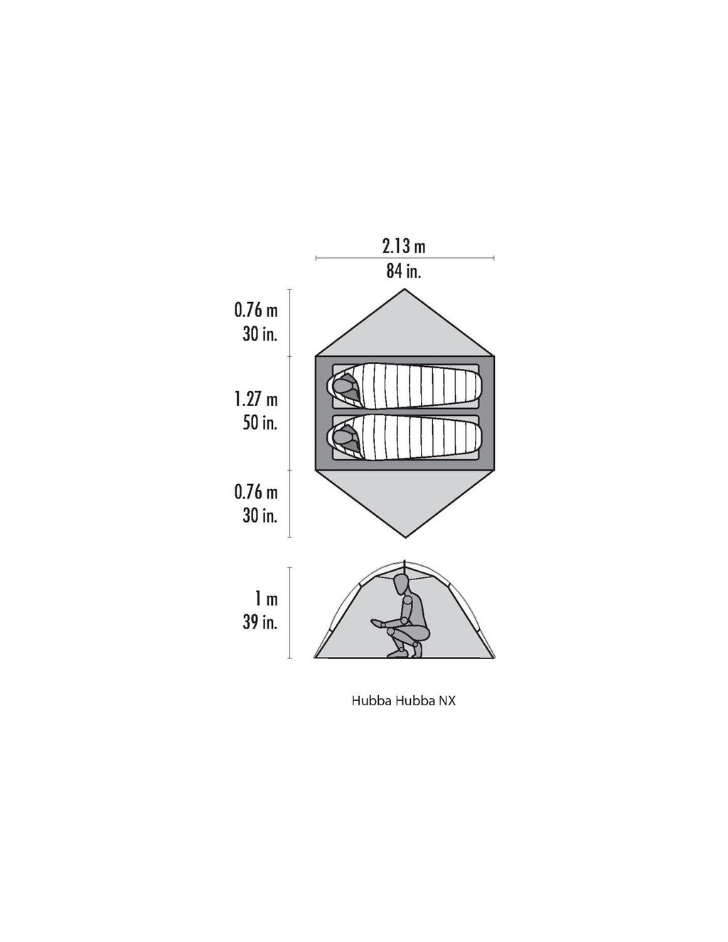 MSR Hubba Hubba NX 2 Tent - 2 Person Tent