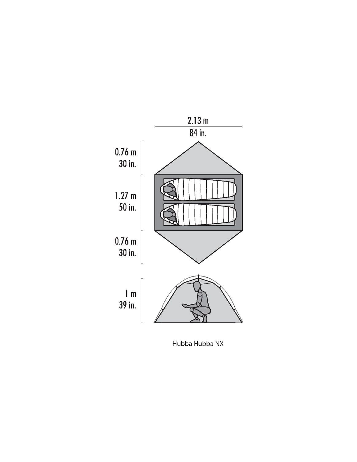 MSR Hubba Hubba NX 2 Tent - 2 Person Tent