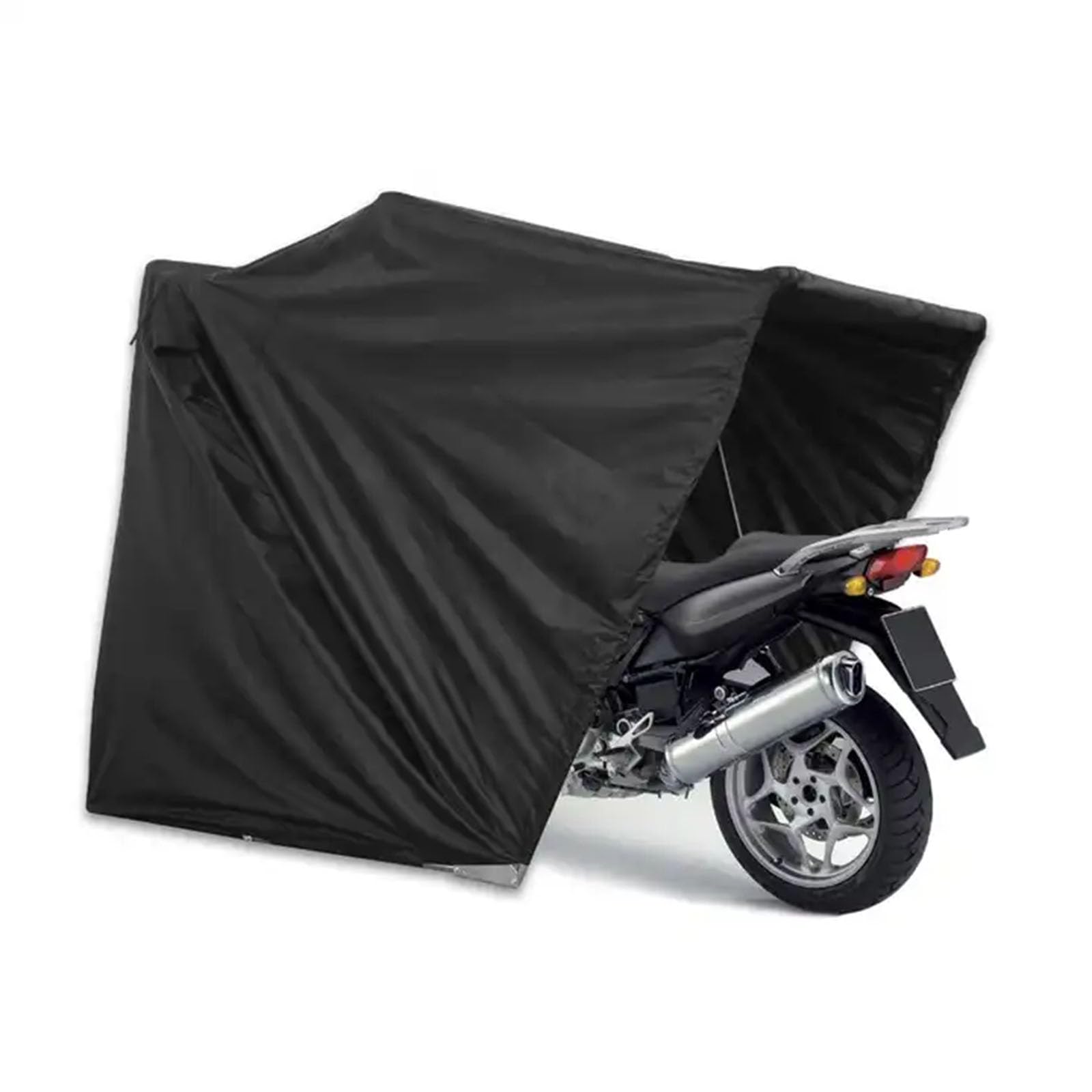 Semi-Automatic Motorcycle Shelter – Stainless Steel Outdoor Storage Tent Garage