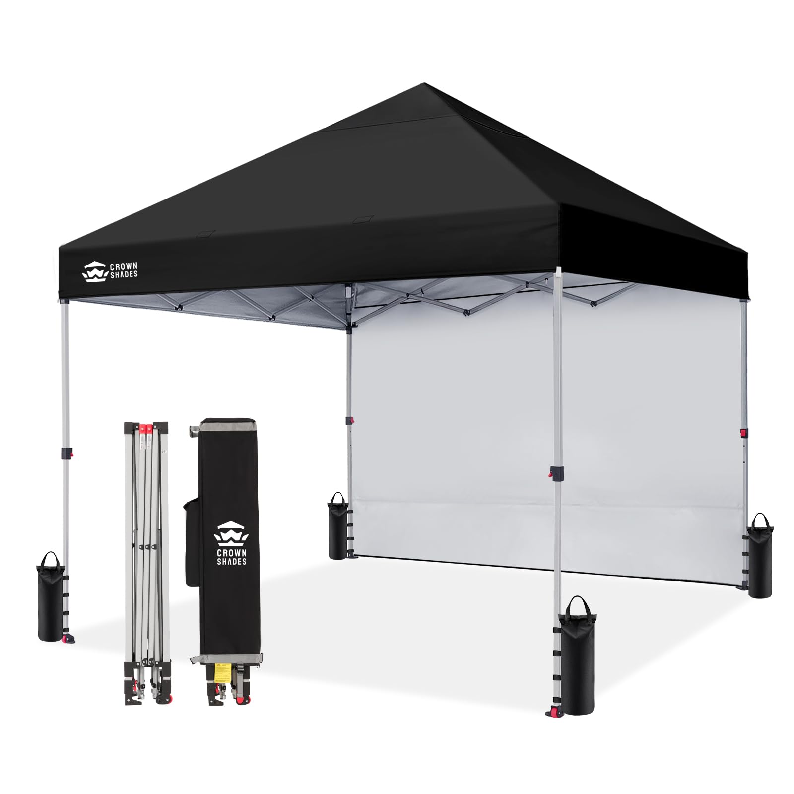 Pop-Up Canopy Tent with Sidewall – One-Push Outdoor Sun Shade for Events, Camping & Gatherings