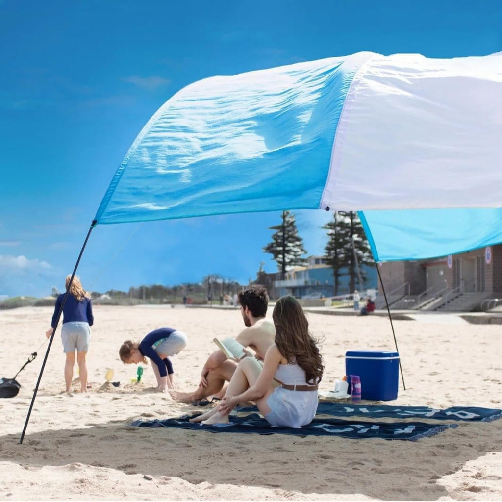 Pop-Up Beach Tent Canopy – Portable UPF 50+ Sun Shelter for Fishing, Hiking & Camping
