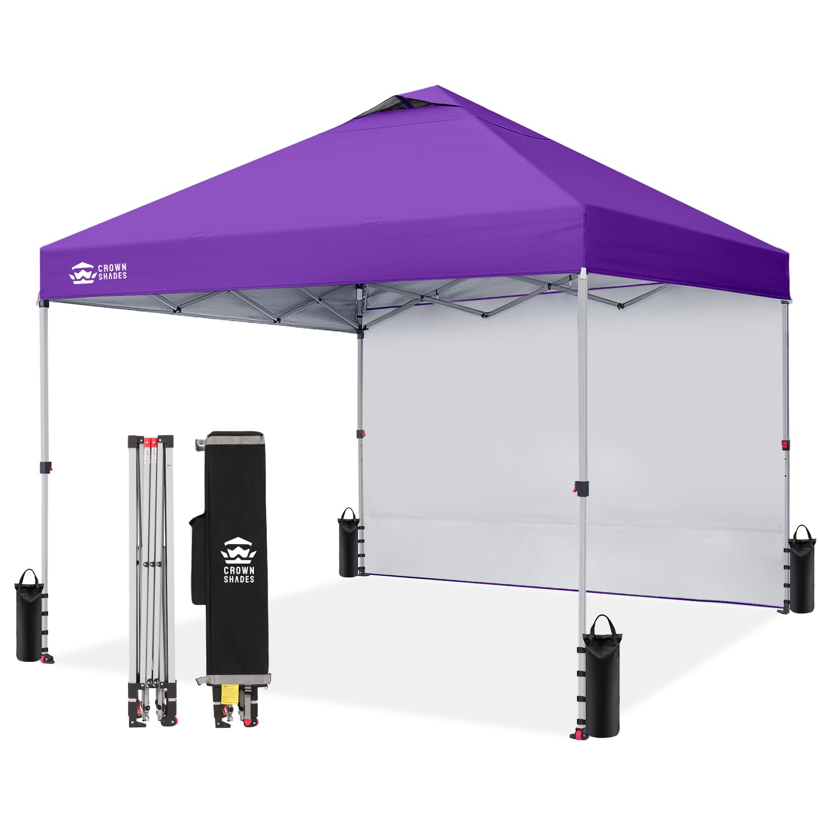 Pop-Up Canopy Tent with Sidewall – One-Push Outdoor Sun Shade for Events, Camping & Gatherings