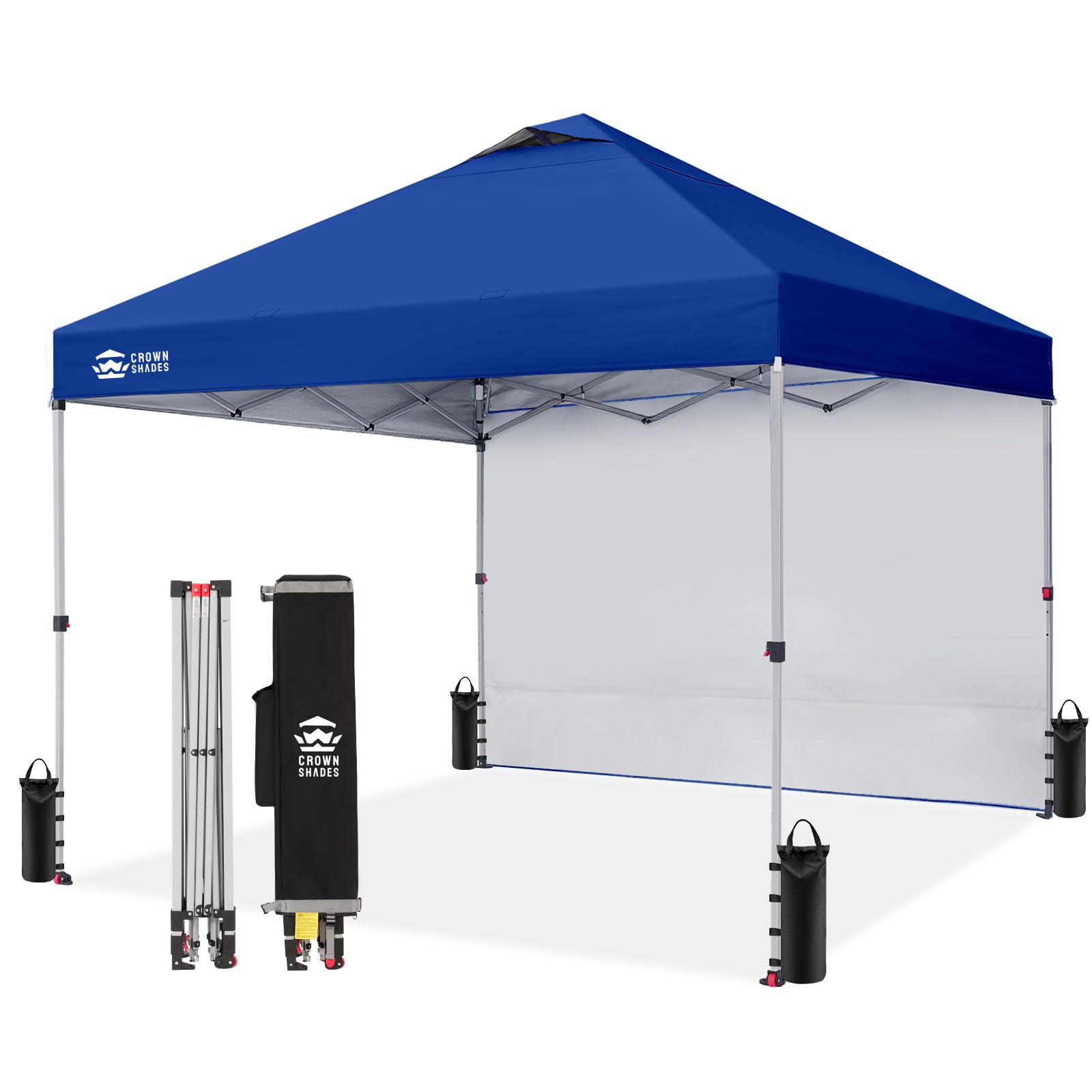 Pop-Up Canopy Tent with Sidewall – One-Push Outdoor Sun Shade for Events, Camping & Gatherings