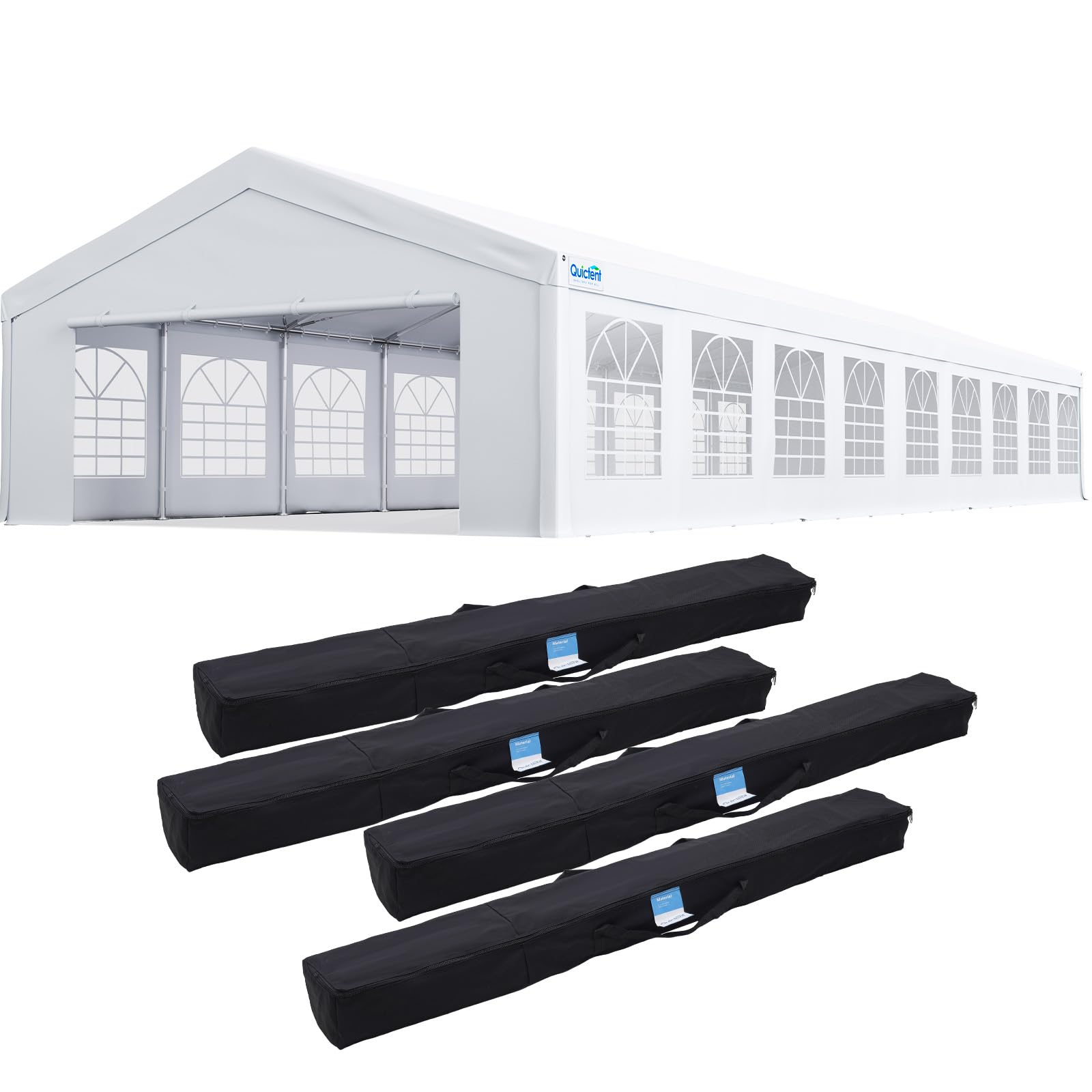 Heavy-Duty Party Canopy Tent – Outdoor Event Shelter for Weddings, BBQs & Gatherings with Storage Bags