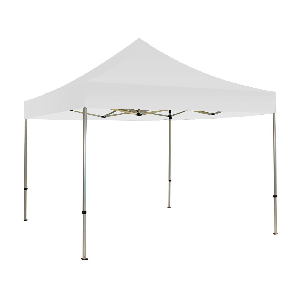 20' × 10' Canopy Tent with Aluminum Frame & Carry Bag – 420D Oxford Polyester Shelter, White