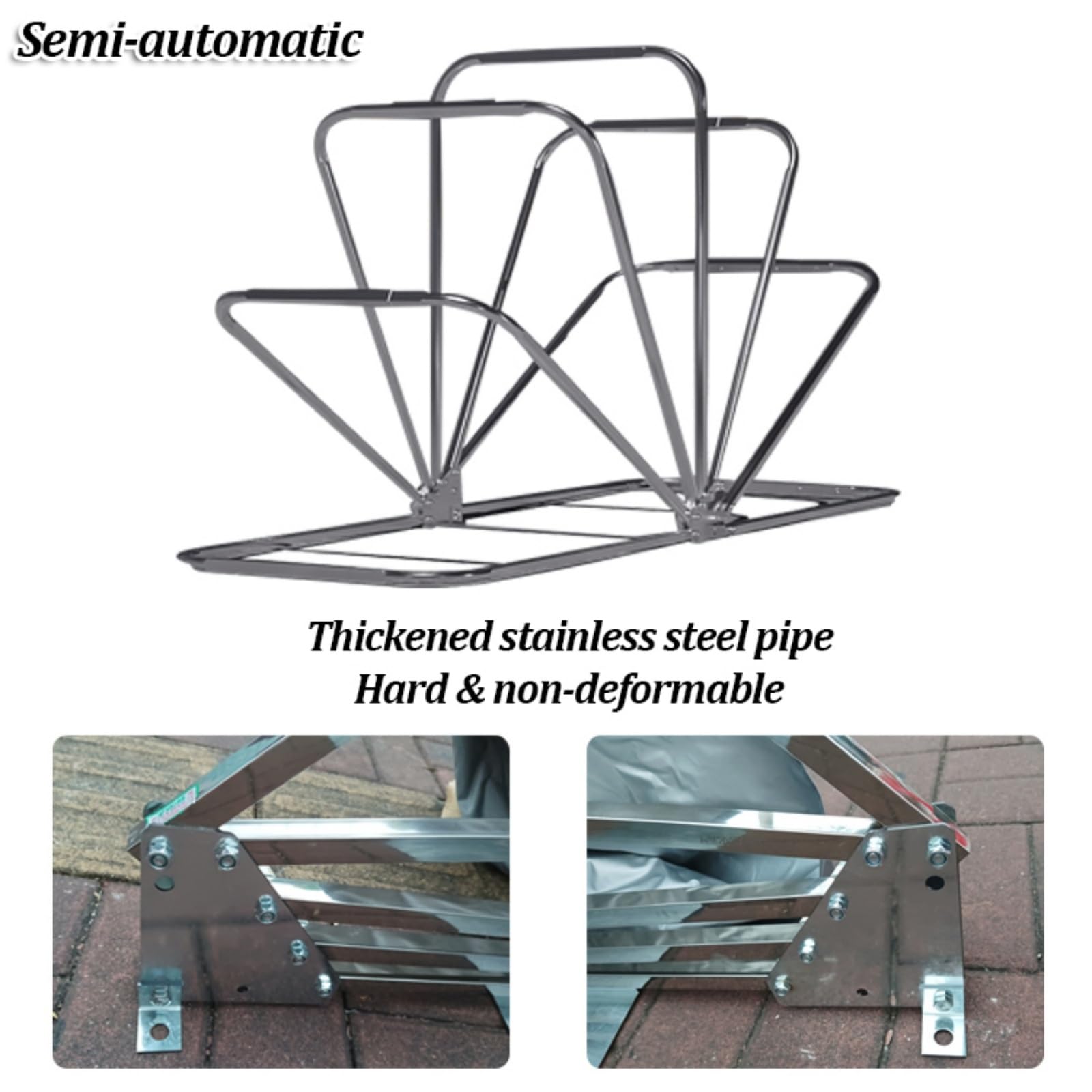 Portable Motorcycle Storage Shelter – Waterproof Foldable Garage Tent with Lock for All-Weather Protection