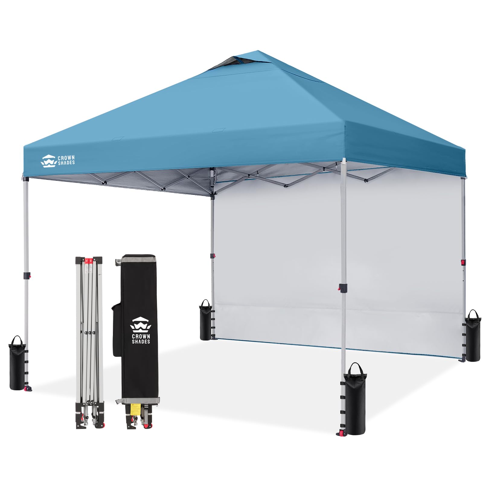 Pop-Up Canopy Tent with Sidewall – One-Push Outdoor Sun Shade for Events, Camping & Gatherings