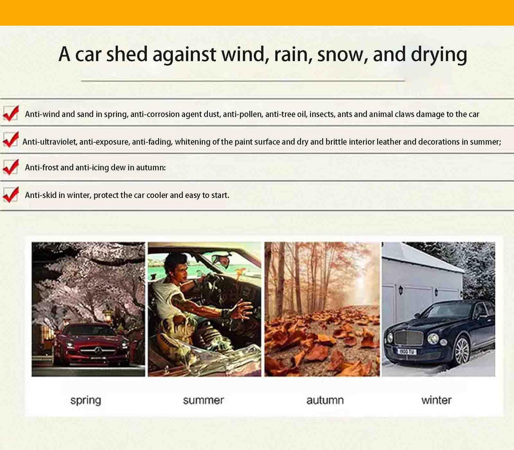 Semi-Automatic Motorcycle Shelter – Stainless Steel Outdoor Storage Tent Garage