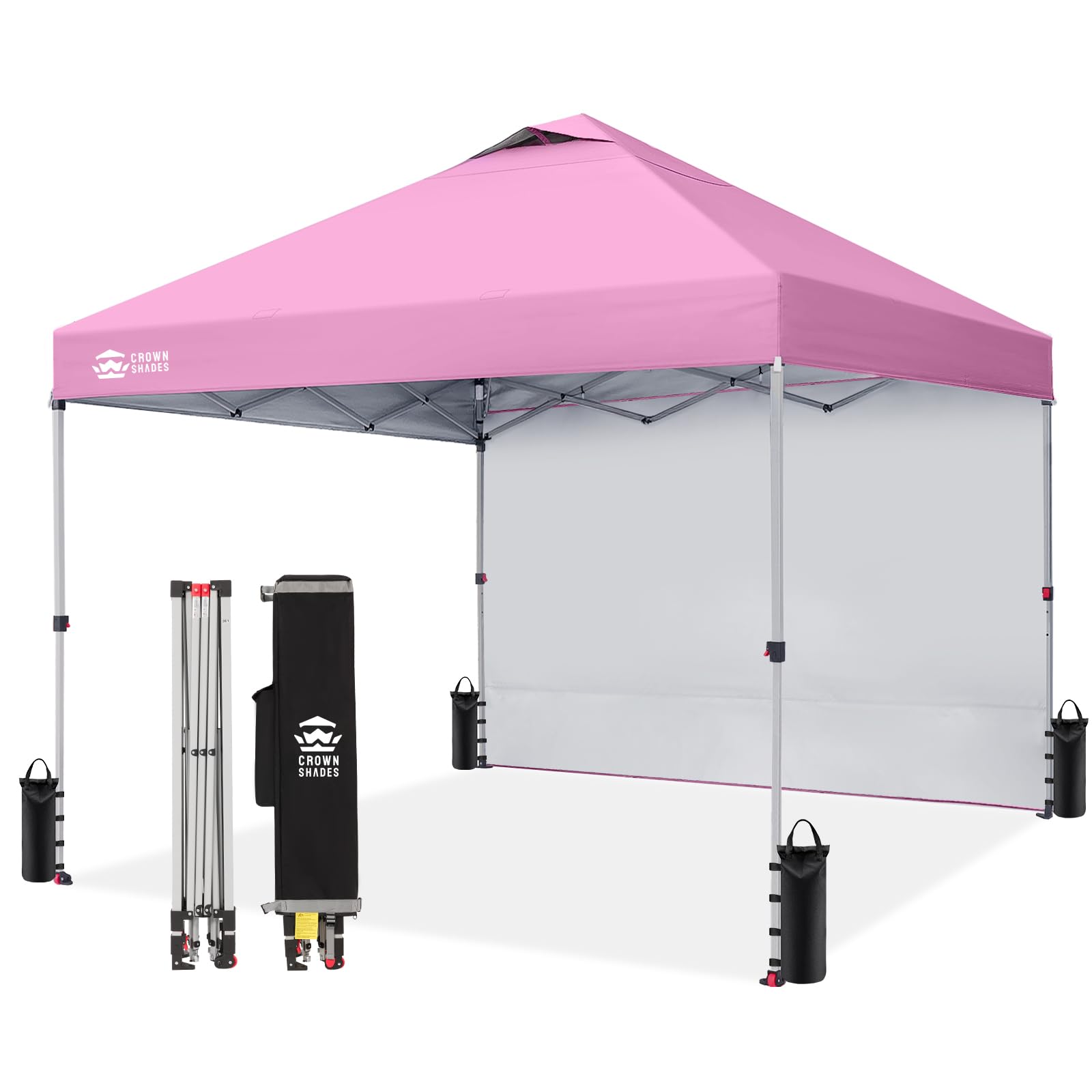 Pop-Up Canopy Tent with Sidewall – One-Push Outdoor Sun Shade for Events, Camping & Gatherings