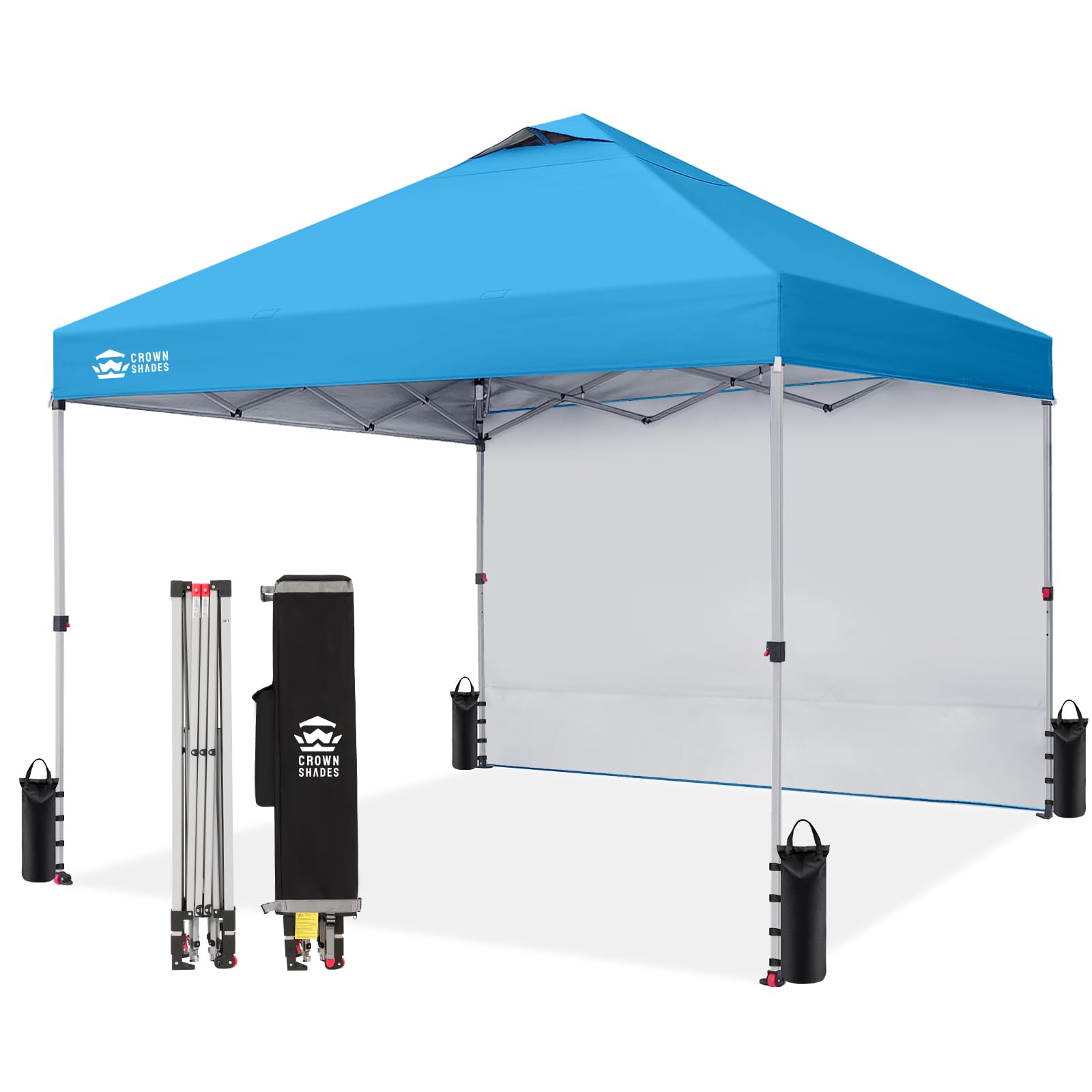 Pop-Up Canopy Tent with Sidewall – One-Push Outdoor Sun Shade for Events, Camping & Gatherings