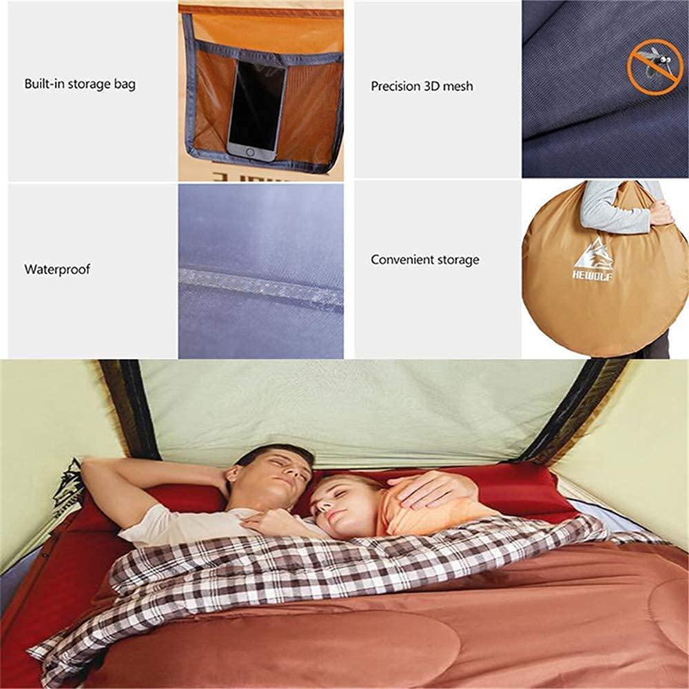 1-Second Pop-Up Camping Tent – Waterproof Sun Shelter for Hiking & Beach Use