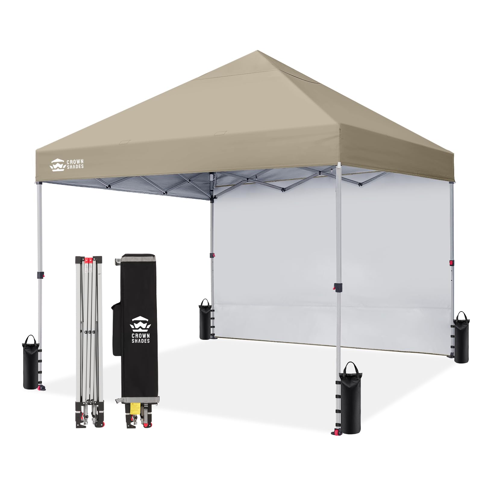 Pop-Up Canopy Tent with Sidewall – One-Push Outdoor Sun Shade for Events, Camping & Gatherings