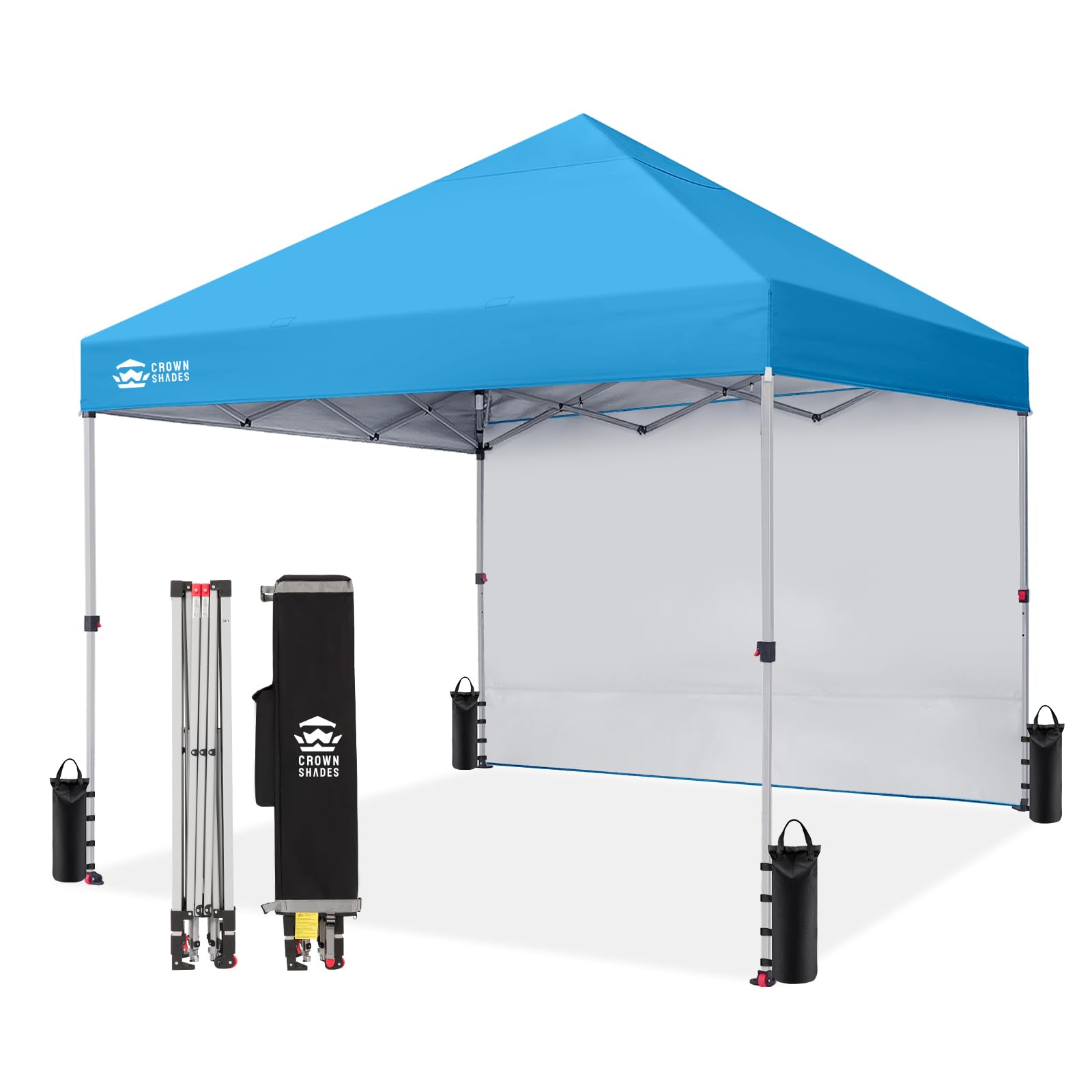 Pop-Up Canopy Tent with Sidewall – One-Push Outdoor Sun Shade for Events, Camping & Gatherings