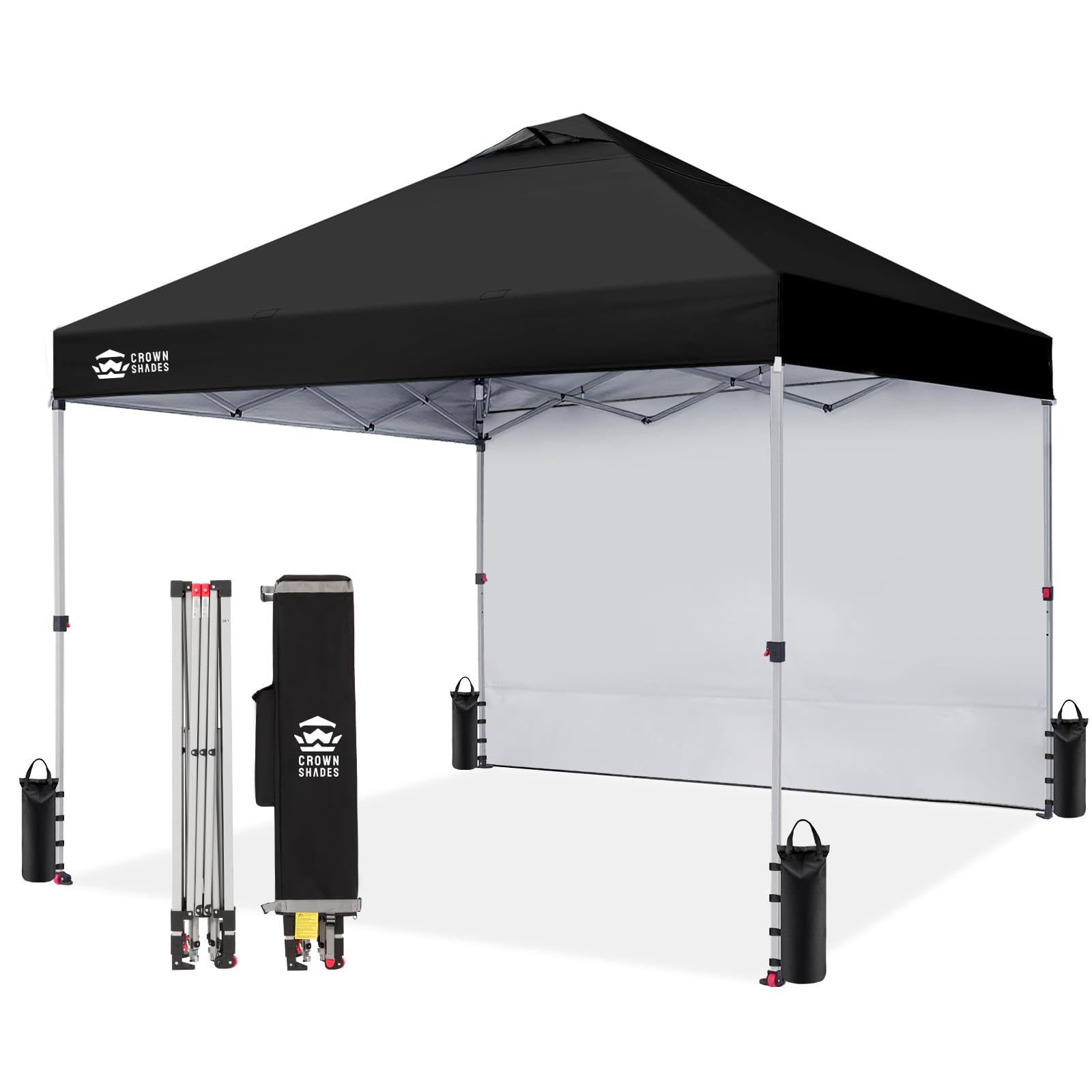 Pop-Up Canopy Tent with Sidewall – One-Push Outdoor Sun Shade for Events, Camping & Gatherings