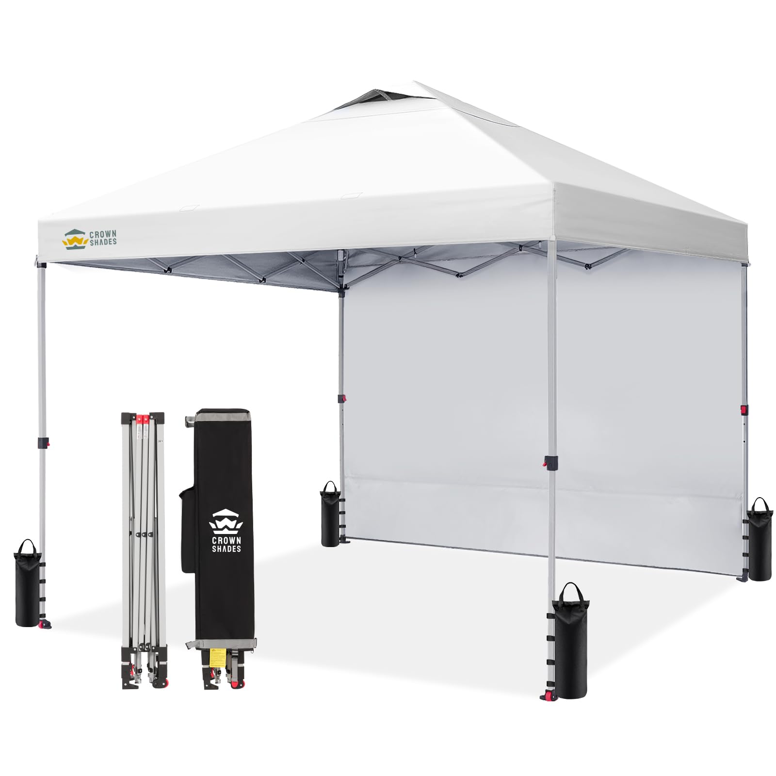 Pop-Up Canopy Tent with Sidewall – One-Push Outdoor Sun Shade for Events, Camping & Gatherings