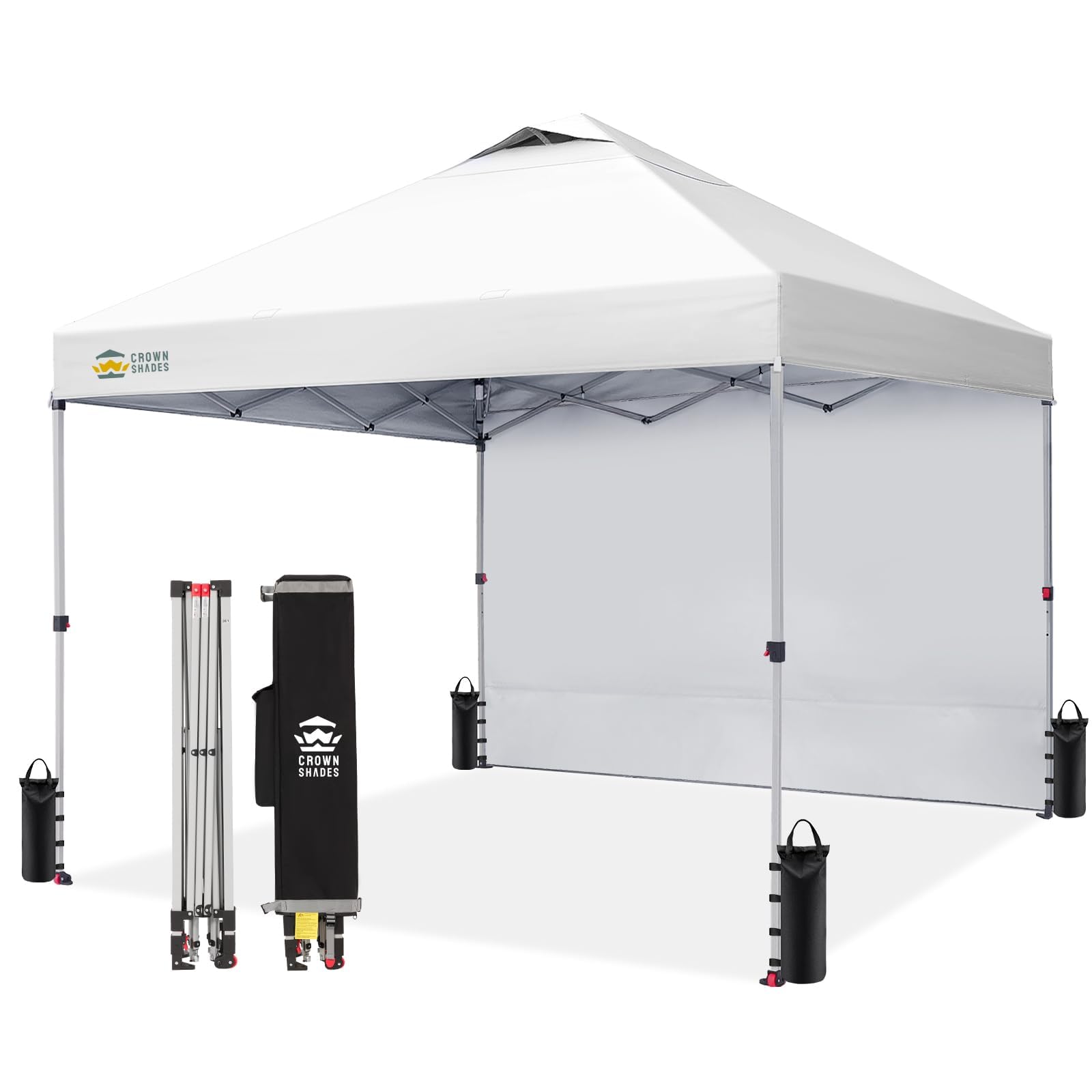 Pop-Up Canopy Tent with Sidewall – One-Push Outdoor Sun Shade for Events, Camping & Gatherings