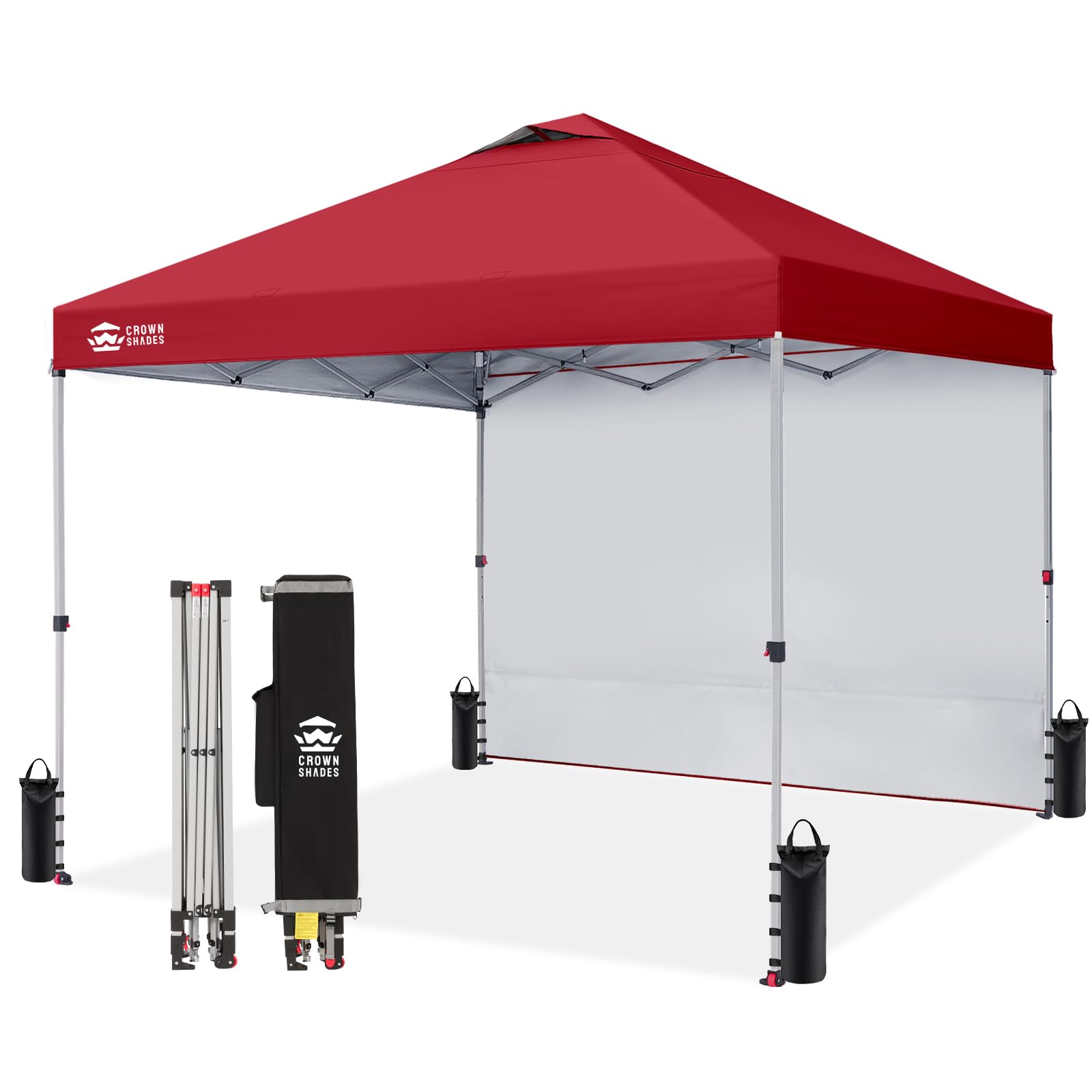 Pop-Up Canopy Tent with Sidewall – One-Push Outdoor Sun Shade for Events, Camping & Gatherings