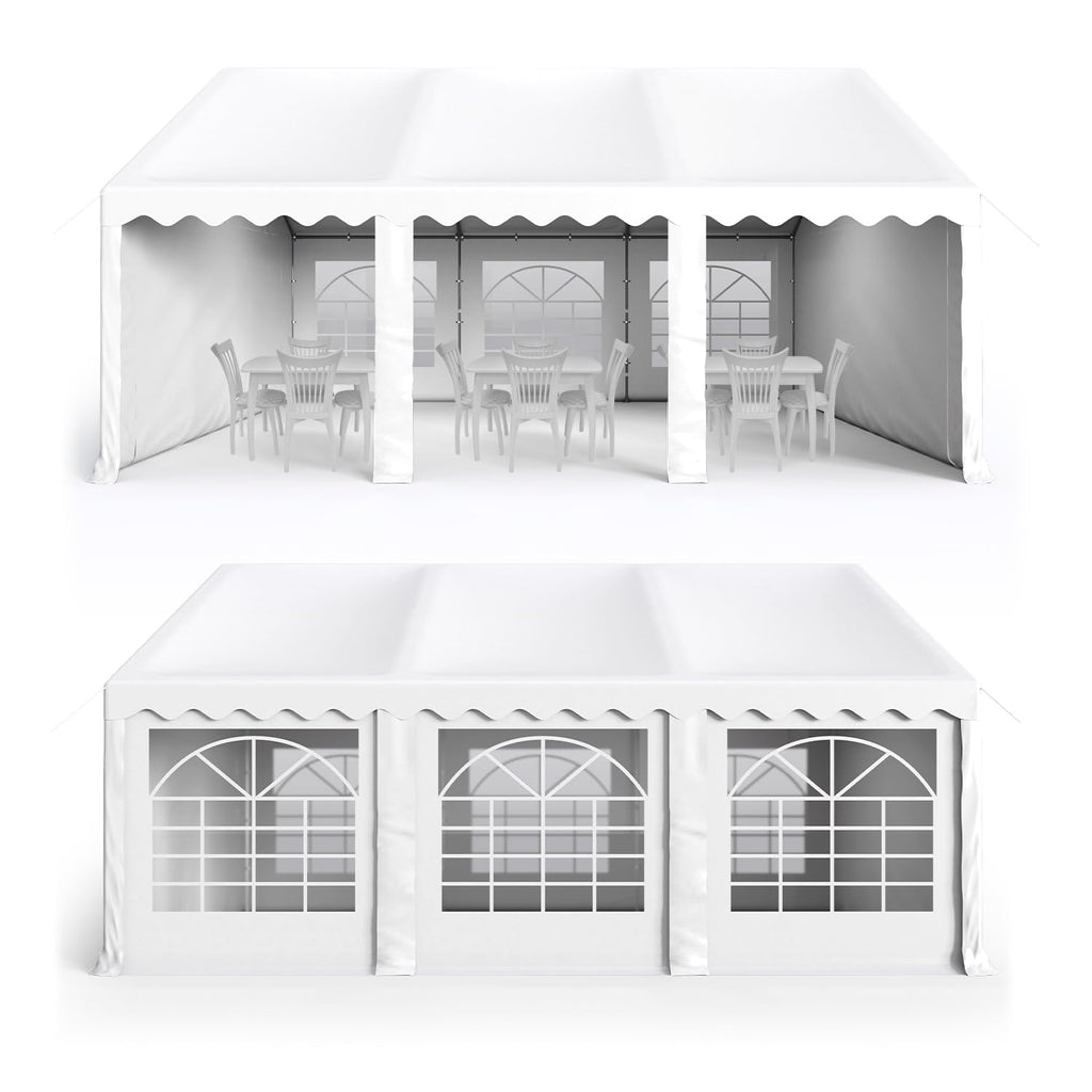 Heavy-Duty Canopy Tent – Outdoor Gazebo Shelter with Removable Sidewalls for Events & Camping