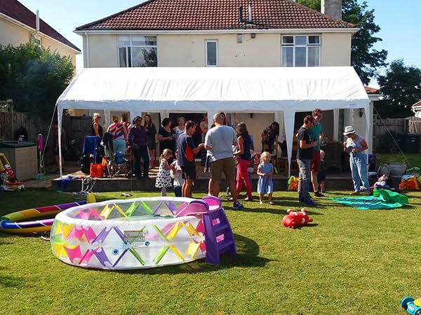 Heavy-Duty Party Canopy Tent – Outdoor Event Shelter for Weddings, BBQs & Gatherings with Storage Bags