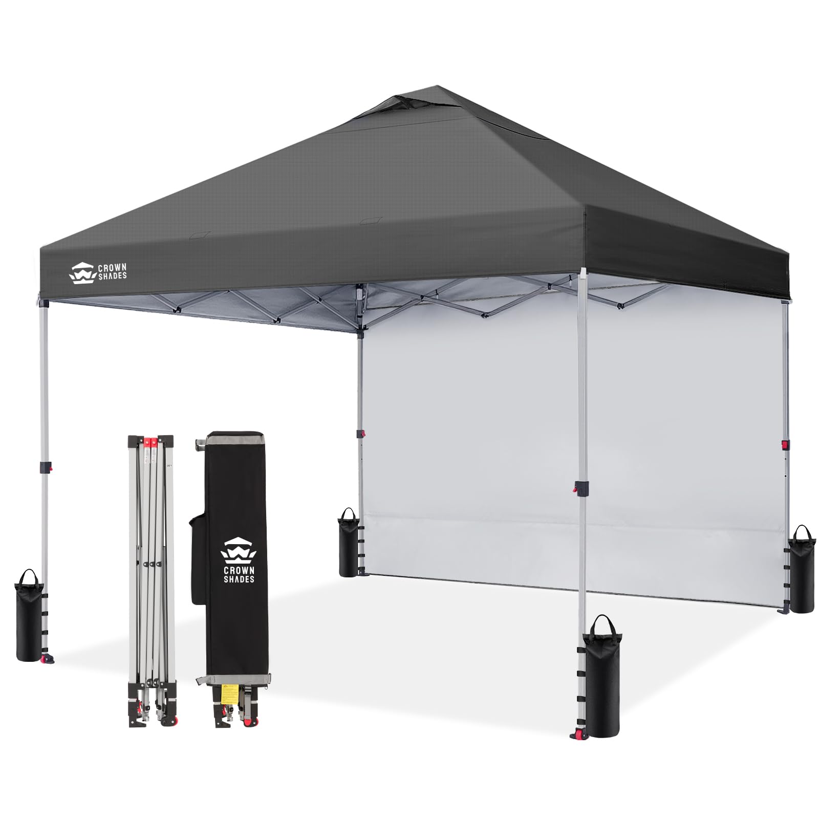 Pop-Up Canopy Tent with Sidewall – One-Push Outdoor Sun Shade for Events, Camping & Gatherings