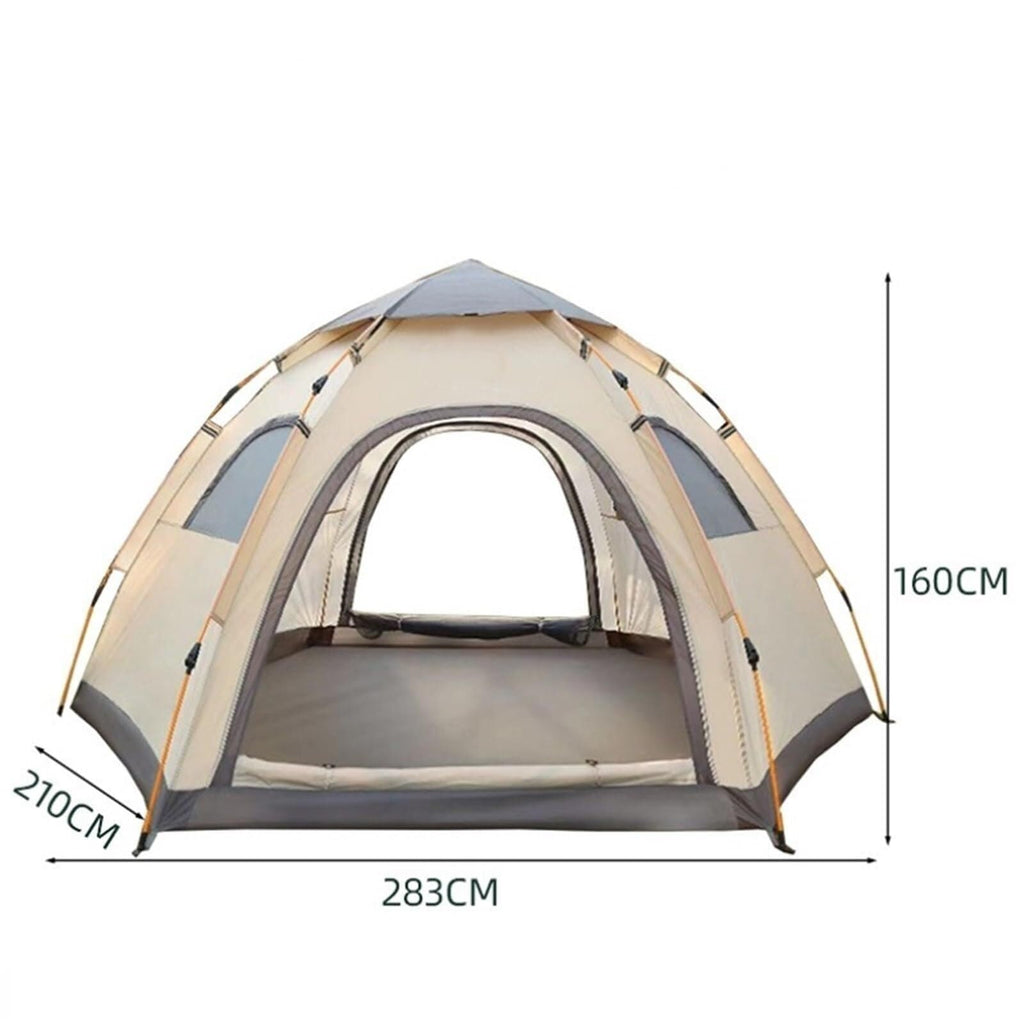 1–4 Person Pop-Up Camping Tent – Waterproof Portable Dome Shelter for Hiking & Travel