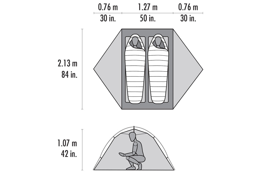 MSR Access 2-Person Lightweight 4-Season Tent
