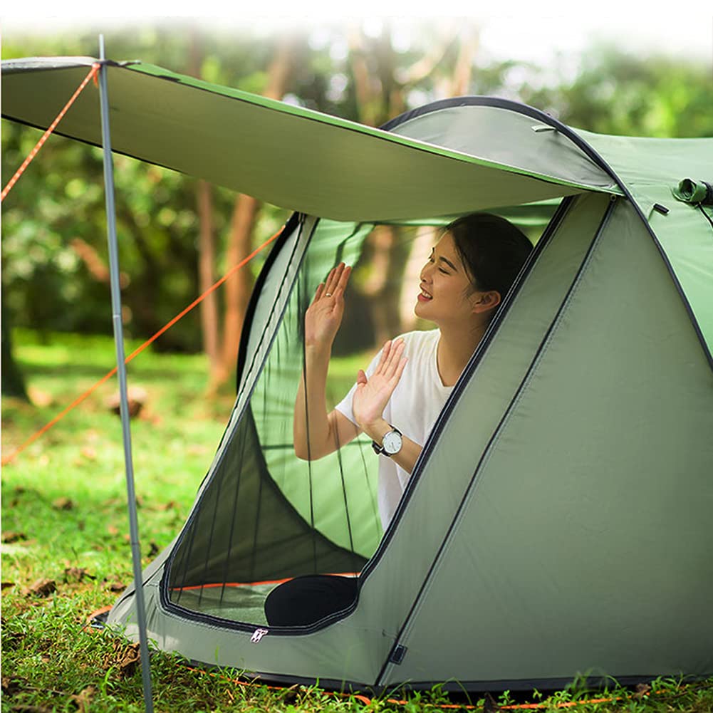 Instant Family Camping Tent – 2-Second Pop-Up Shelter with Dual Doors & Mesh Windows (3–8 Person)