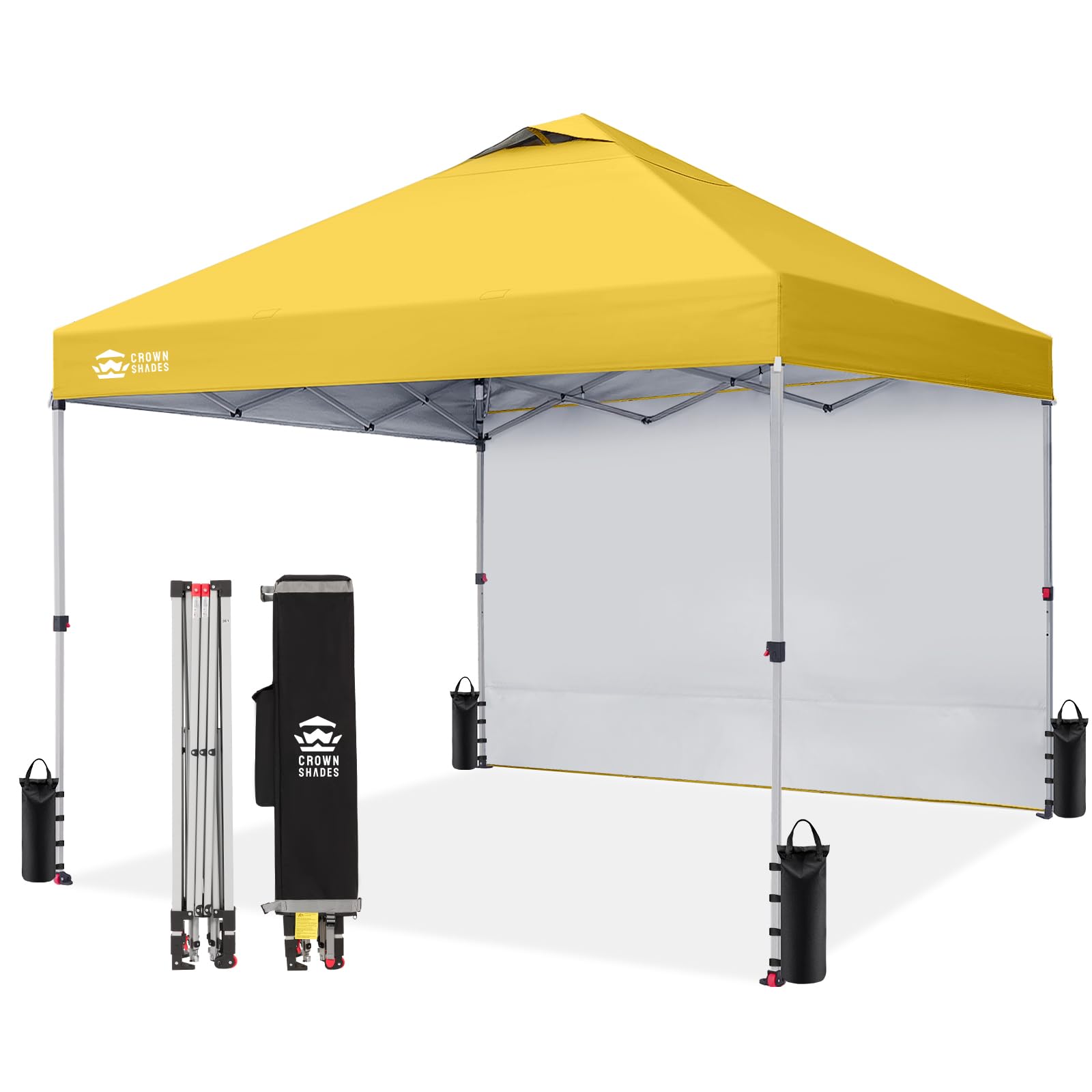 Pop-Up Canopy Tent with Sidewall – One-Push Outdoor Sun Shade for Events, Camping & Gatherings