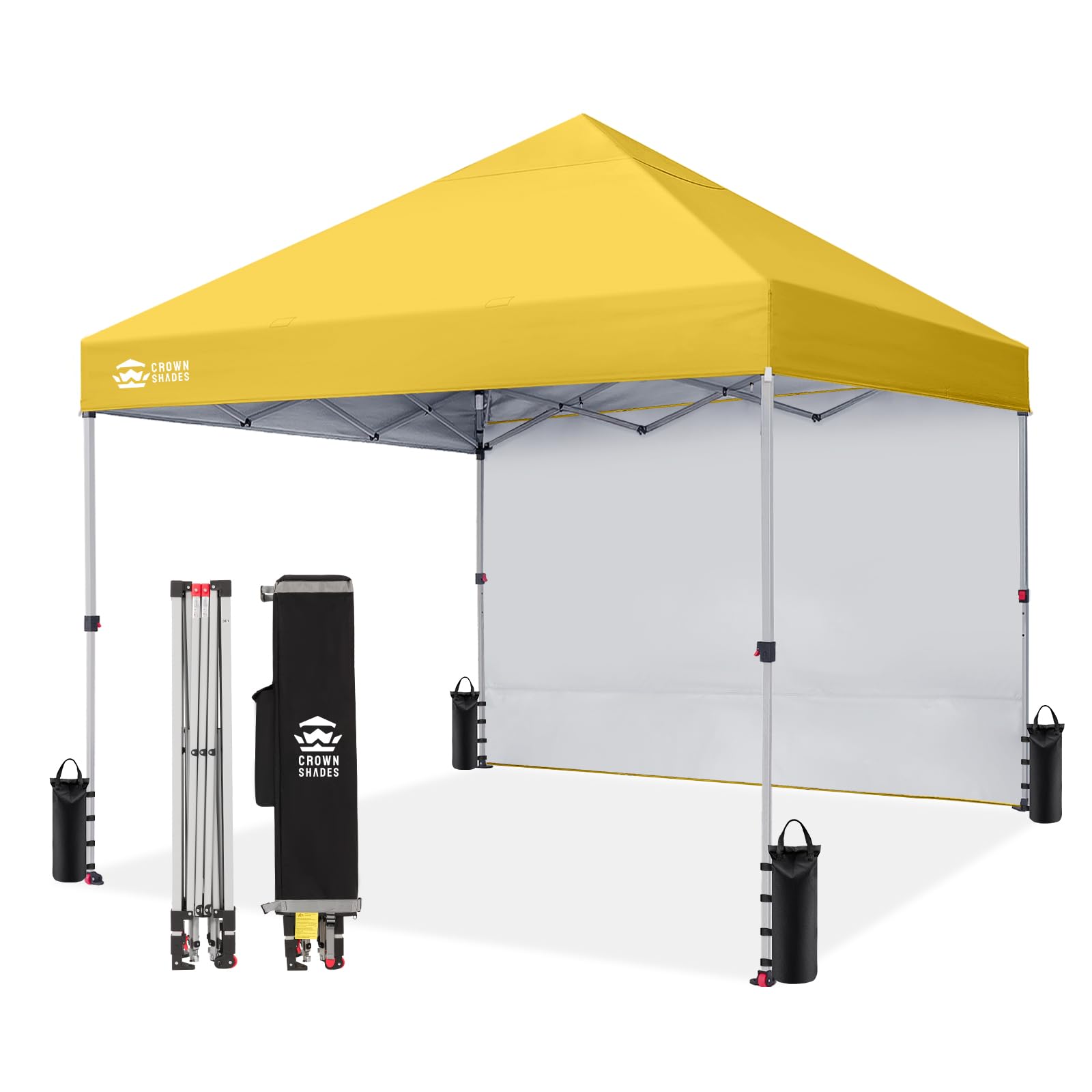 Pop-Up Canopy Tent with Sidewall – One-Push Outdoor Sun Shade for Events, Camping & Gatherings