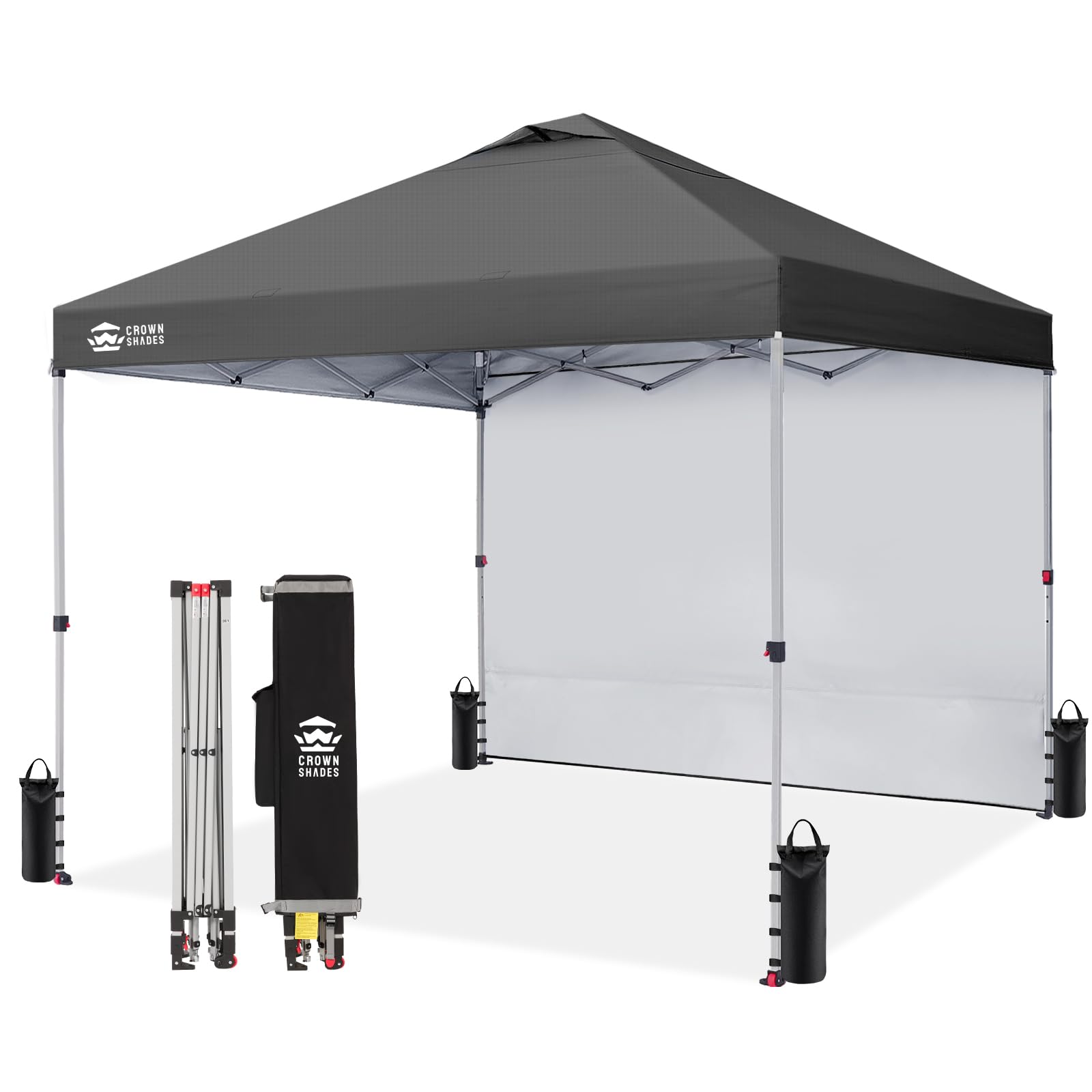 Pop-Up Canopy Tent with Sidewall – One-Push Outdoor Sun Shade for Events, Camping & Gatherings