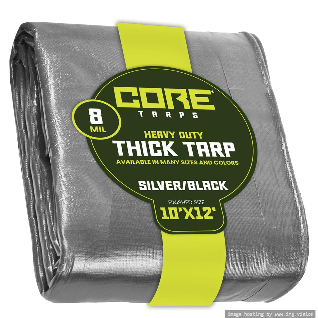 Extra Heavy-Duty Waterproof Tarp – UV-Resistant Rip-Resistant Cover for Roof, Patio, Pool & Boat Protection