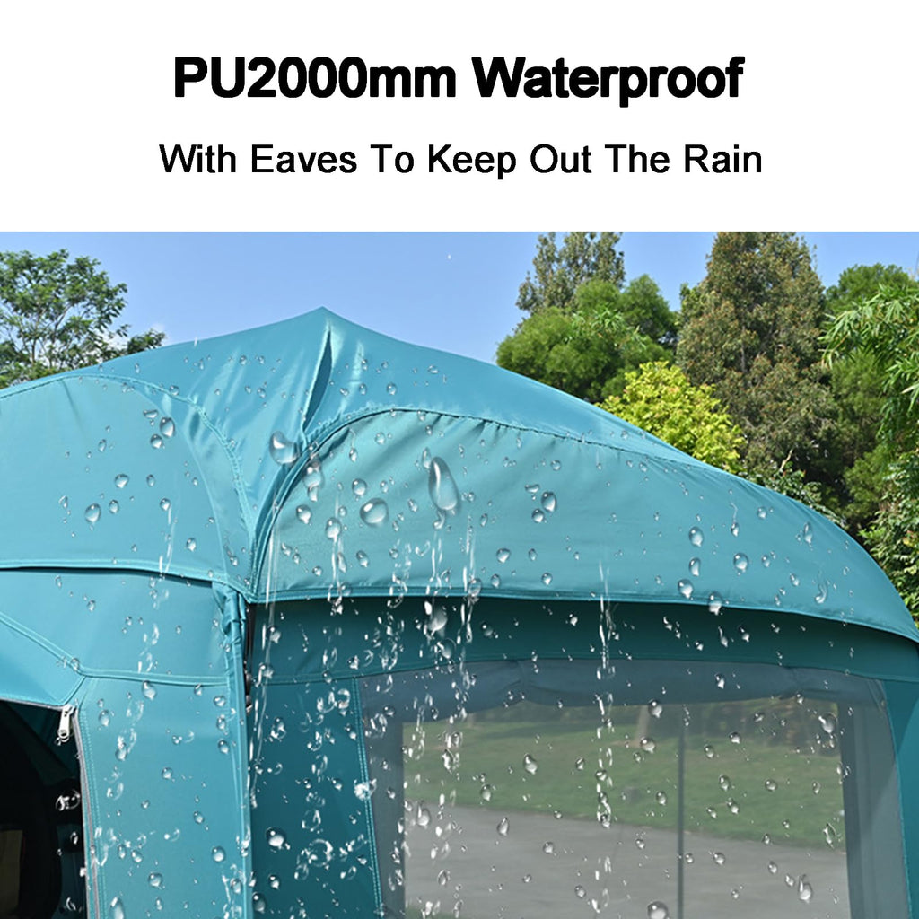Pop-Up SUV Tailgate Tent – Waterproof Rear Hatch Shelter with UV Protection & Spacious Design