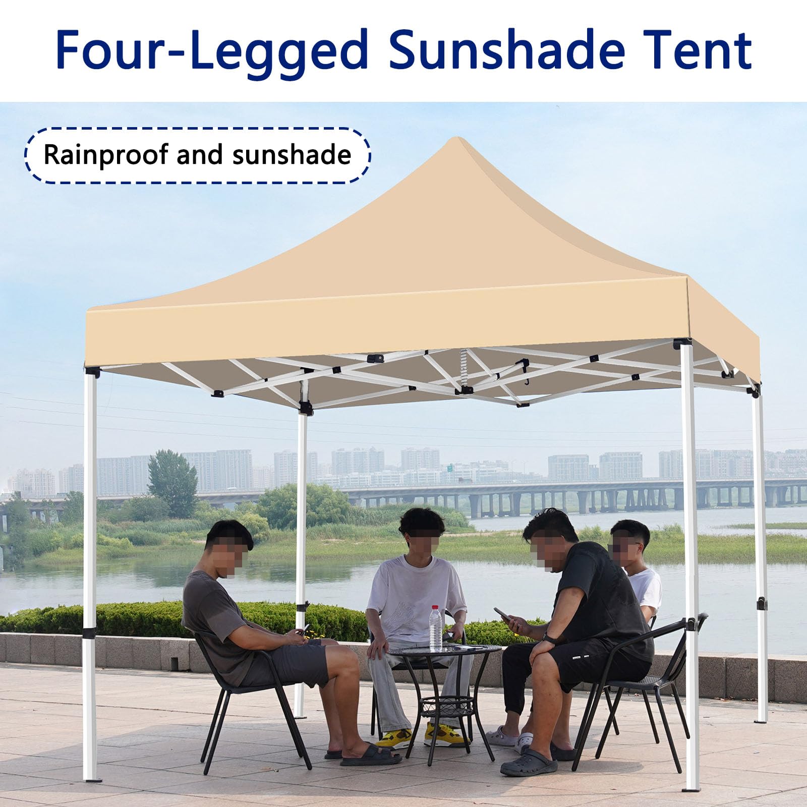 Straight Leg Pop-Up Canopy Tent – Instant Folding Outdoor Shelter with Easy Setup