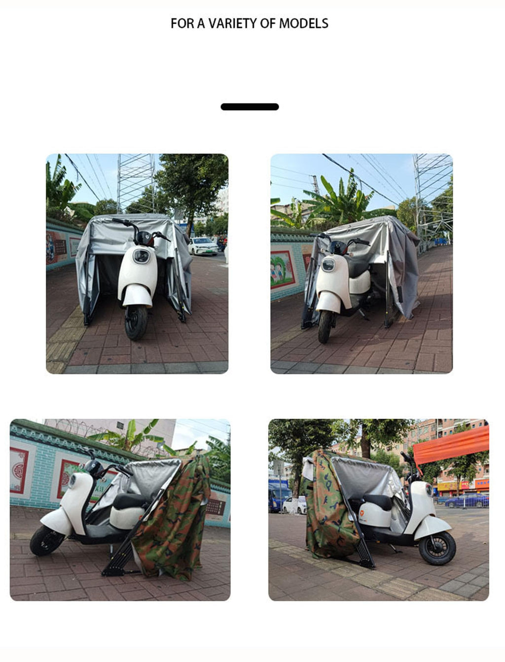 Automatic Remote-Control Motorcycle Shelter – Heavy-Duty Outdoor Storage Garage Cover