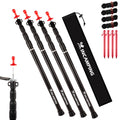 Adjustable Aluminum Tarp Poles – Heavy-Duty Awning Pole Set for Camping & Hiking (Set of 2)