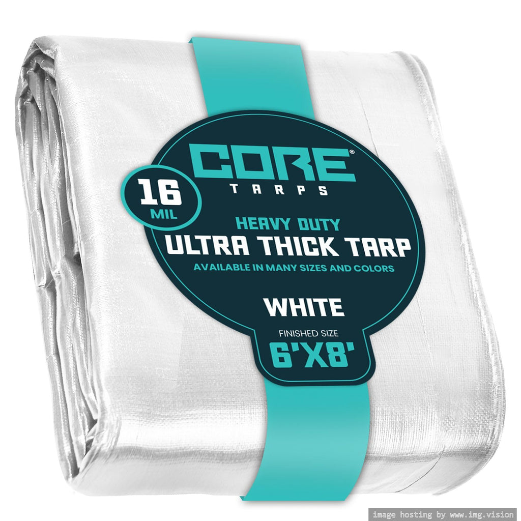 Extra Heavy-Duty Waterproof Tarp – UV-Resistant Rip-Resistant Cover for Roof, Patio, Pool & Boat Protection