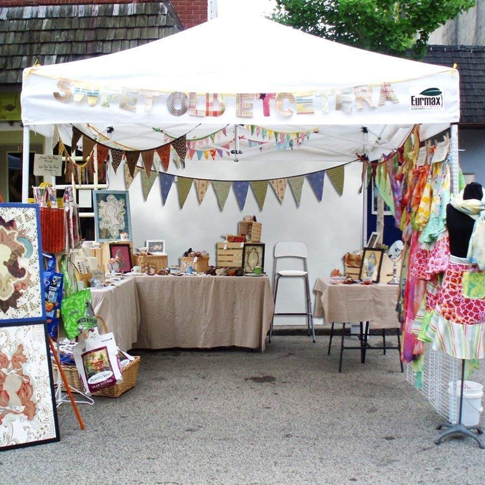 Commercial Pop-Up Canopy Tent – Instant Shelter with 4 Removable Sidewalls, Roller Bag & Sandbags
