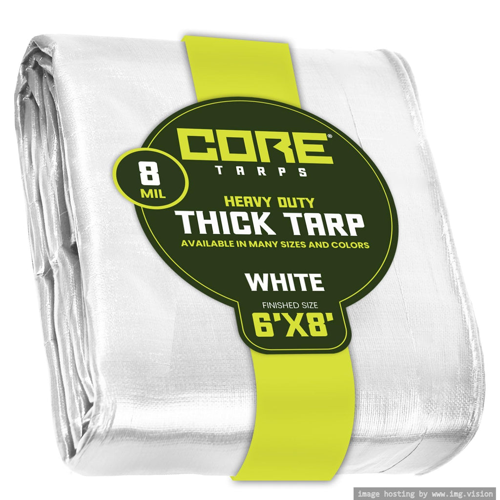 Extra Heavy-Duty Waterproof Tarp – UV-Resistant Rip-Resistant Cover for Roof, Patio, Pool & Boat Protection