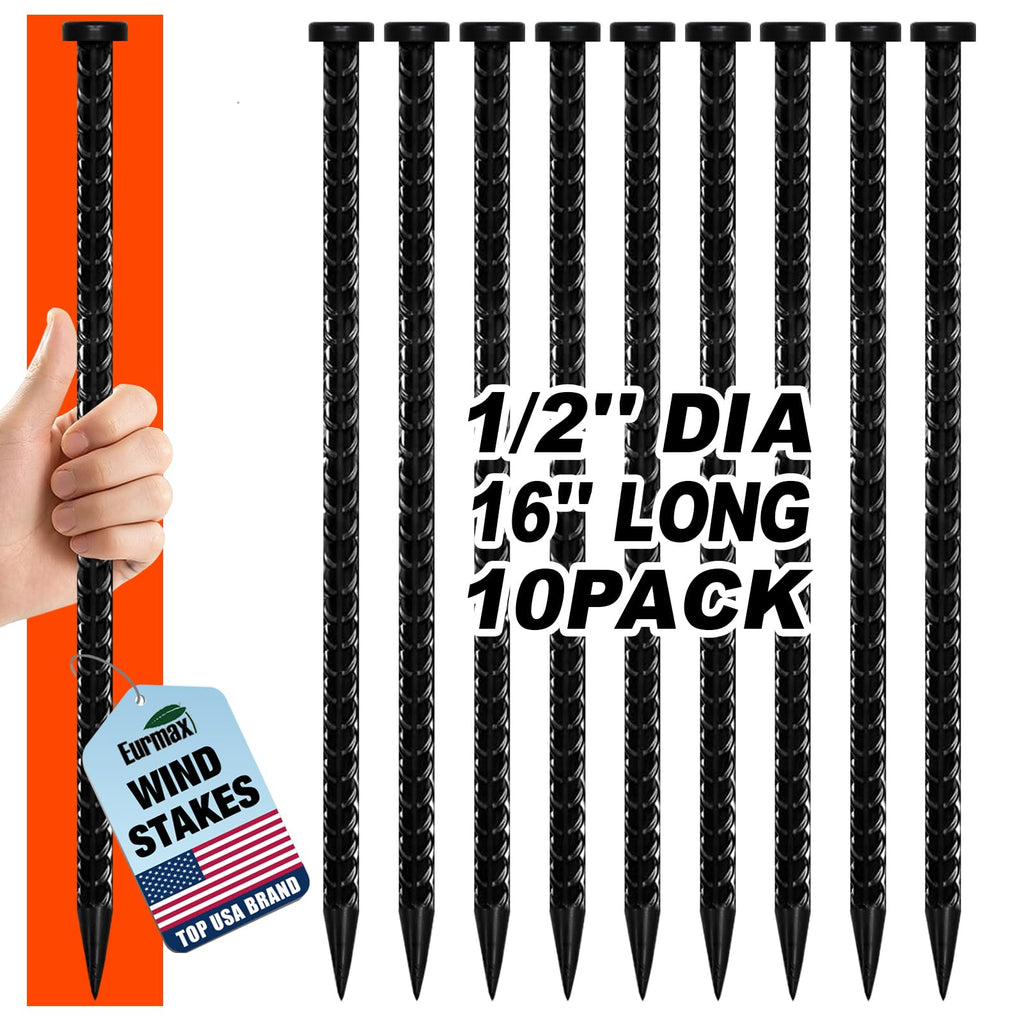 Galvanized Tent Stakes & Hammer Set – Heavy-Duty Non-Rust Anchors for Camping & Canopies