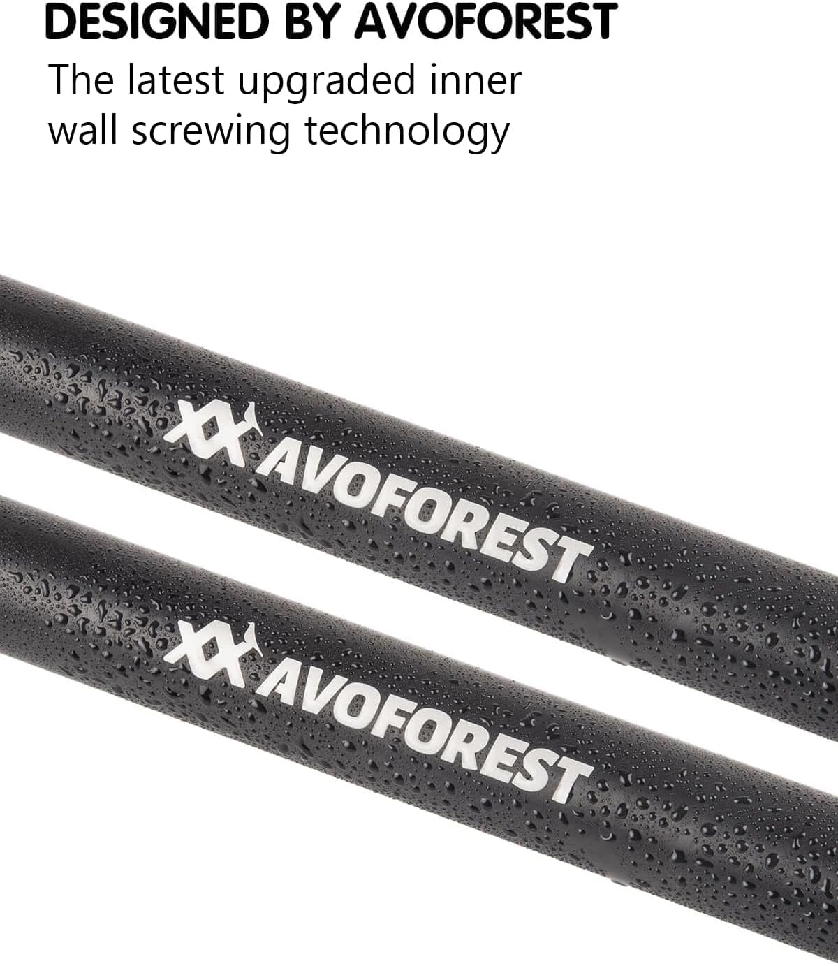 Heavy-Duty Adjustable Tarp Poles – Aviation Aluminum Awning Pole Set for Camping & Hiking (2 or 4 Pack)